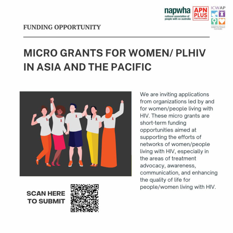 Micro Grants for Women/PLHIV in Asia Pacific